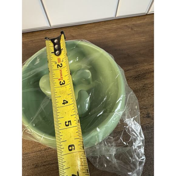 NEW Martha Stewart Pets Dog Bowl Cat Bowl Slow Feeder Slow Eating Green - Picture 5 of 8